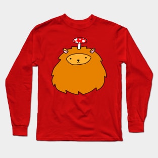 Mushroom Lion Face Long Sleeve T-Shirt